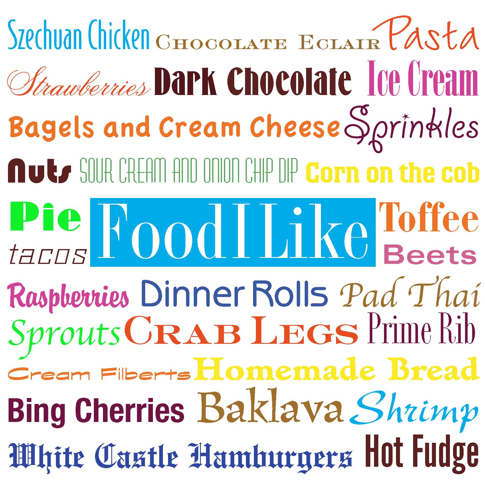 Food I Like Cookbook Design and Illustration https://www.aprilkullis.com/portfolio.html